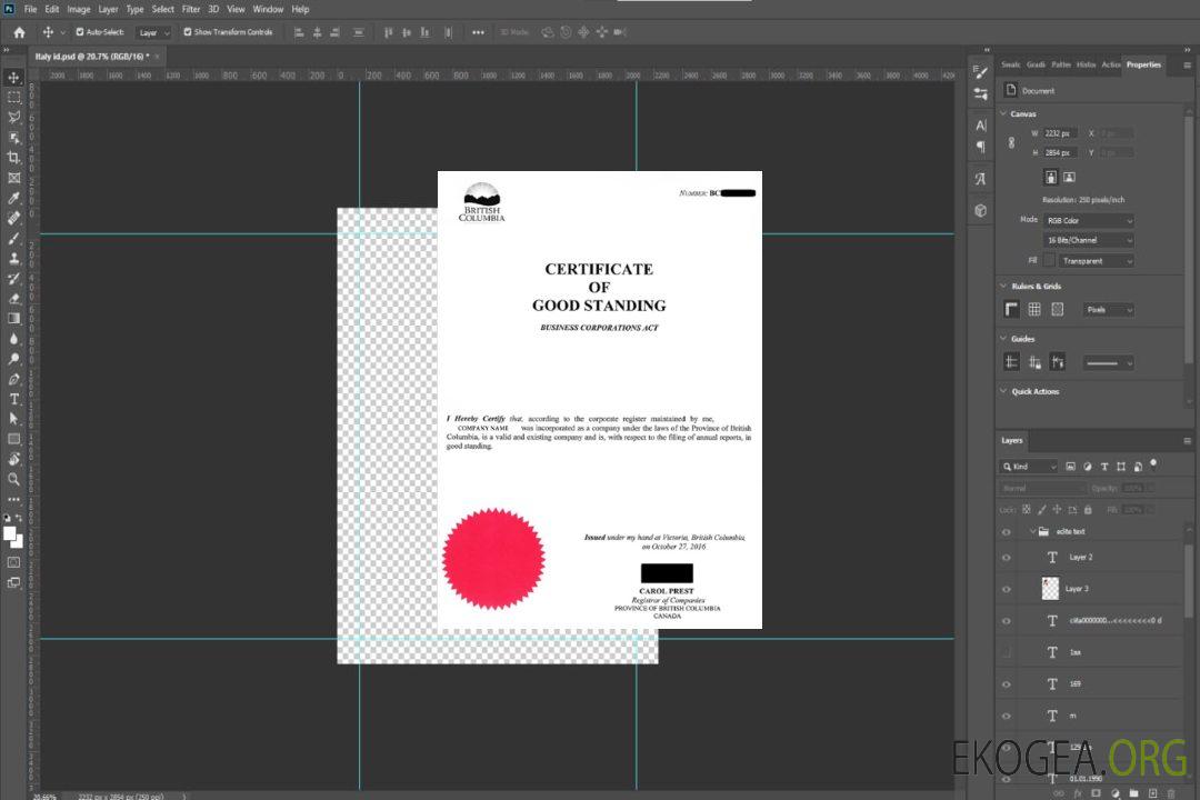 Certificat de bonne réputation de Colombie template Certificat de bonne réputation de Colombie template